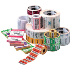 Zebra Label Paper, E62759, 4" x 3" Thermal Transfer Zebra Z™Select 4000T, 1" Core