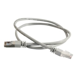 C2G 150ft Cat5e Snagless Shielded (STP) Ethernet Network Patch Cable - Gray - Patch cable - RJ-45 (M) to RJ-45 (M) - 150 ft - STP - CAT 5e - molded, stranded - gray
