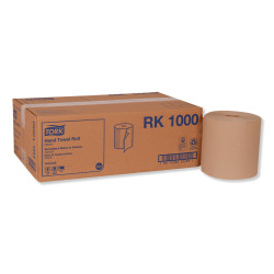 Tork® Hardwound Roll Towel, 1-Ply, 7.88" x 1,000 ft, Natural, 6 Rolls/Carton