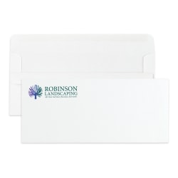 Self-Seal, Standard Business Envelopes,  4-1/8" x 9-1/2", Full-Color, Custom #10, Box Of 250