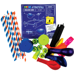 Teacher Created Resources STEM Starters Balloon Cars, Grades 3-12, Pack Of 60 Pieces