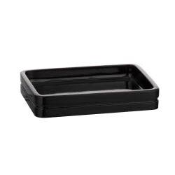 Erwyn Products Malibu Bi-Level Soap Dishes, Black, Total Qty 24