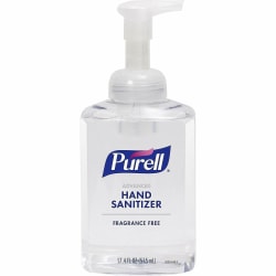 PURELL Hand Sanitizer Foam 1.09 lb Pump Bottle Dispenser Kill Germs Hand, Skin Clear Quick Drying, Fragrance free 1 Each
