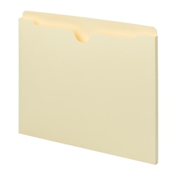 Smead® Manila File Jackets, Single-Ply Tab, 9 1/2" x 11 3/4", Pack Of 100