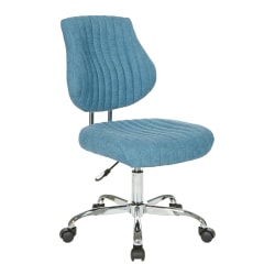 Office Star™ Sunnydale Fabric Mid-Back Office Chair, Sky
