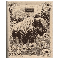 2026-2027, TF Publishing  Wild Bison Large Monthly Planner, 11" x 9", July 2026 to June 2027