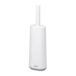 Joseph Joseph Flexible D-Shaped Toilet Brush, 17", Gray