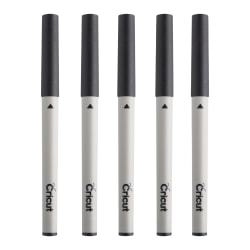Cricut Multi Pen Set, Medium Point, Black, Set Of 5 Pens