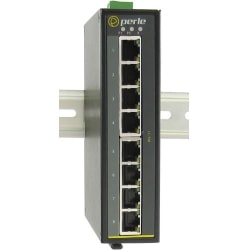 Perle IDS-108F-S1SC20U-XT - Industrial Ethernet Switch - 9 Ports - 10/100Base-TX, 100Base-BX-U, 100Base-BX-D - 2 Layer Supported - Rail-mountable, Panel-mountable, Wall Mountable - 5 Year Limited Warranty