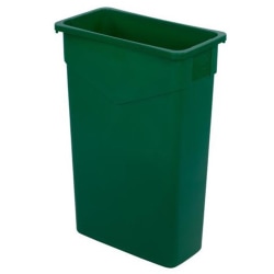 Carlisle TrimLine Waste Container, 23 Gallons, Green