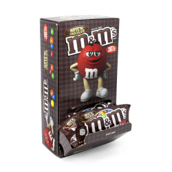 M&M's Milk Chocolate Candies, 1.69 Oz, Pack Of 36 Bags