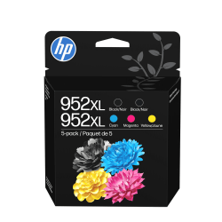 HP 952XL CMY/952XL Blk Ink Crt Cbo 5-Pk