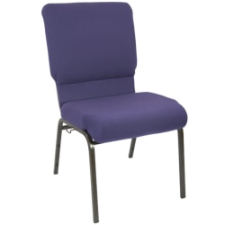 Flash Furniture Advantage Church Chair, Eggplant/Gold Vein