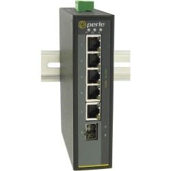 Perle IDS-105G-SFP-XT - Industrial Ethernet Switch - 5 Ports - 10/100/1000Base-T - 2 Layer Supported - 1 SFP Slots - Rail-mountable, Wall Mountable, Panel-mountable - 5 Year Limited Warranty