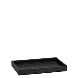 Erwyn Products Cordoba Valet Trays, 6" x 9", Black, Total Qty 24