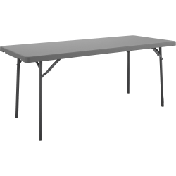 Cosco Zown Corner Blow Mold Large Folding Table - 4 Legs - 700 lb Capacity - 4