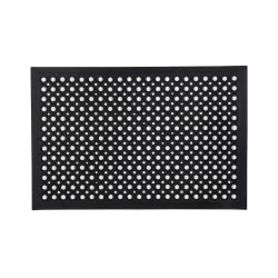 Floortex® Doortex® Open-Top Anti-Fatigue Mat, 32" x 48", Black