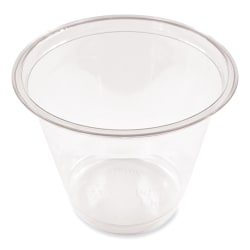 Boardwalk® Plastic PET Cups, 9 Oz, Clear, Pack Of 50 Cups