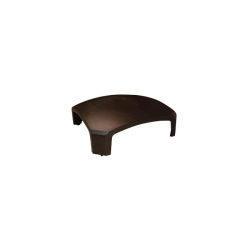 Rubbermaid® Landmark Series Dome Top For 3970/3975 Containers, 11-1/4"H x 26"W x 26"D, Sable