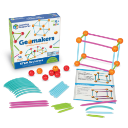 Learning Resources STEM Explorers Puzzles, Geomakers, Grade K To 4