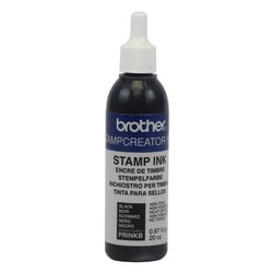Brother® Stampcreator PRO™ Stamp Ink Refill Bottle, 0.67 Oz, Black