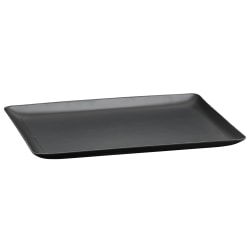 Erwyn Products Core Laminated Leatherette Trays, 11" x 13", Black, Total Qty 24