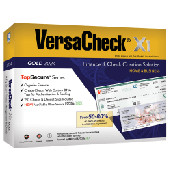 VersaCheck X1 Gold, 2024, For Windows®, CD/Product Key