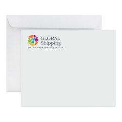 Gummed Seal, White Wove Open Side Catalog Mailing Envelopes, Full-Color, Custom 6" x 9", Box Of 250