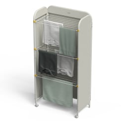 Joseph Joseph 3-Tier Indoor Drying Rack, 59-1/8", Ecru, Total Qty 1