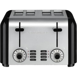 Cuisinart 4-Slice Wide-Slot Hybrid Toaster, Stainless Steel