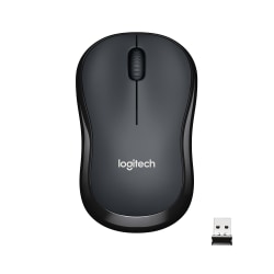 Logitech® M220 Silent Wireless Mouse, Graphite, 910-006127