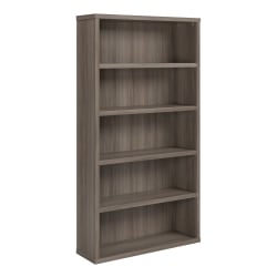 Sauder® Affirm Commercial 66"H 5-Shelf Bookcase, Hudson Elm
