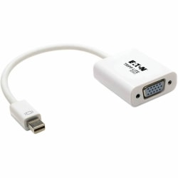Eaton Tripp Lite Series 6in Mini DisplayPort to VGA Adapter Active Converter mDP to VGA M/F DPort 1.2 6" - P13706NVGAV2