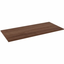 Lorell Multipurpose Tabletop - 30" Width x 66" Depth x 1" Thickness - Band Edge - Walnut, Laminate Table Top - For Conference Table, Office - 1 Each