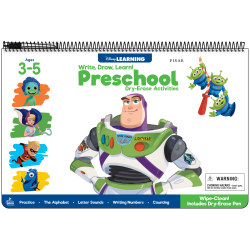 Carson-Dellosa Disney Learning Write, Draw, Learn! Preschool Workbook