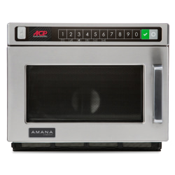 Amana HDC212 Countertop Microwave, 0.6 Cu. Ft., Silver