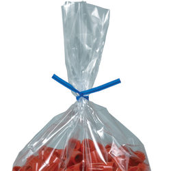 Plastic Ties For Poly Bags, 3/16" x 5", Blue, Box Of 2,000