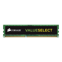 Corsair ValueSelect 4GB DDR3 SDRAM Memory Module - For Desktop PC - 4 GB (1 x 4GB) - DDR3-1600/PC3-12800 DDR3 SDRAM - 1600 MHz - CL11 - 1.50 V - Unbuffered - 240-pin - DIMM - Lifetime Warranty