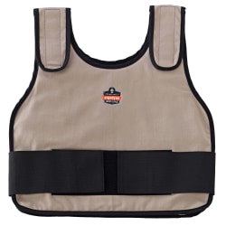 Ergodyne Chill-Its® Phase Change Cooling Vest, Standard, Large/X-Large, Khaki