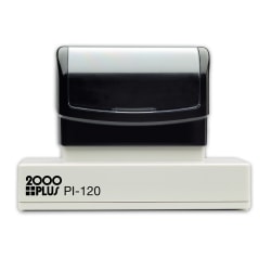 Custom 2000Plus PI 120 Pre-Inked Stamp, 2-13/16" X 3-13/16", Rectangle