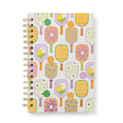 Studio Oh! Medium Spiral Notebook, 8-1/2" x 5-5/8",  College Rule,160 Pages, Pickleball Rally