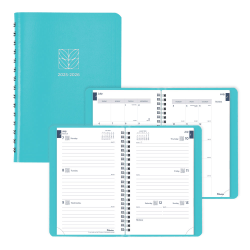 2025-2026 Blueline® Academic Weekly/Monthly Planner, 8" x 5", 100% Recycled, Blue, July 2025 To July 2026, CA101F.02