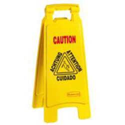 Rubbermaid® Multilingual Wet Floor Sign
