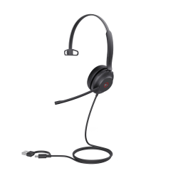 Yealink UH37 Mono Teams USB-C/A Headset, Black