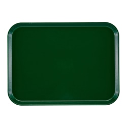 Cambro Camtray Rectangular Serving Trays, 15" x 20-1/4", Sherwood Green, Pack Of 12 Trays