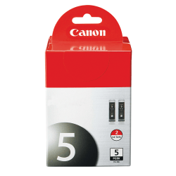 Canon® PGI-5 ChromaLife 100 Black Ink Cartridges, Pack Of 2, PGI-5BK