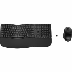 HP 685 Comfort Dual-Mode Keyboard and Mouse Combo (8T6L7UT) - USB Type A Plunger Wireless Bluetooth/RF 2.40 GHz Keyboard - 8T6L7UTABA