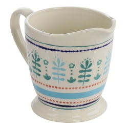 Gibson Home Village Vines 1-Quart Stoneware Measuring Cup, Multicolor
