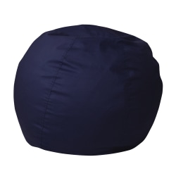 Flash Furniture Small Bean Bag Chair For Kids And Teens, Navy Blue