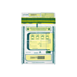 SafeLOK Series A - Mailing bag - 9.02 in x 12 in - open end - self-adhesive - clear - pack of 500